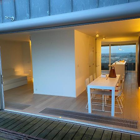 Penthouse Sea-Loft Blankenberge, Uniek Zeezicht, Luxeloft Met 40M2 Terras! Daire Dış mekan fotoğraf