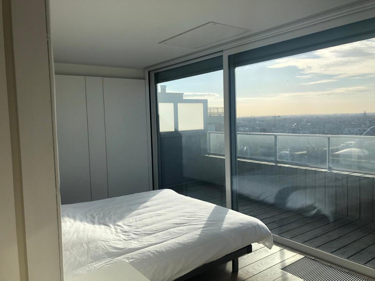 Penthouse Sea-Loft Blankenberge, Uniek Zeezicht, Luxeloft Met 40M2 Terras! Daire Dış mekan fotoğraf
