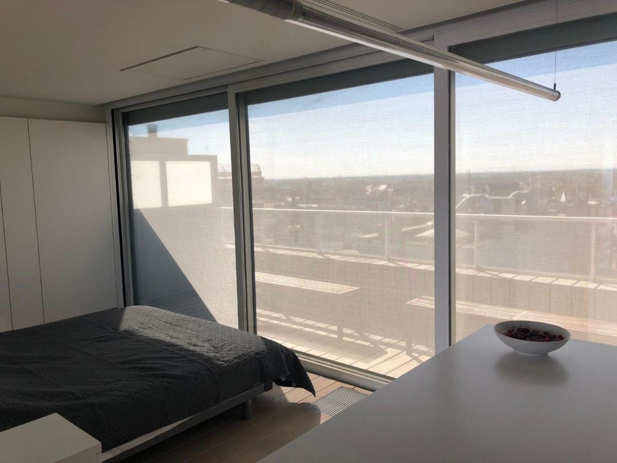 Penthouse Sea-Loft Blankenberge, Uniek Zeezicht, Luxeloft Met 40M2 Terras! Daire Dış mekan fotoğraf