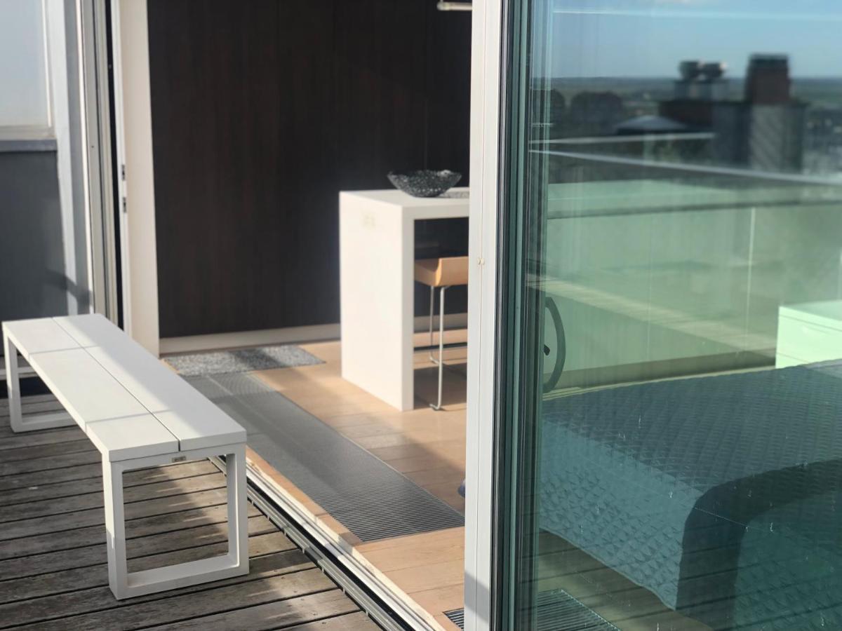 Penthouse Sea-Loft Blankenberge, Uniek Zeezicht, Luxeloft Met 40M2 Terras! Daire Dış mekan fotoğraf