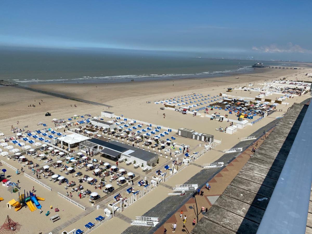 Penthouse Sea-Loft Blankenberge, Uniek Zeezicht, Luxeloft Met 40M2 Terras! Daire Dış mekan fotoğraf