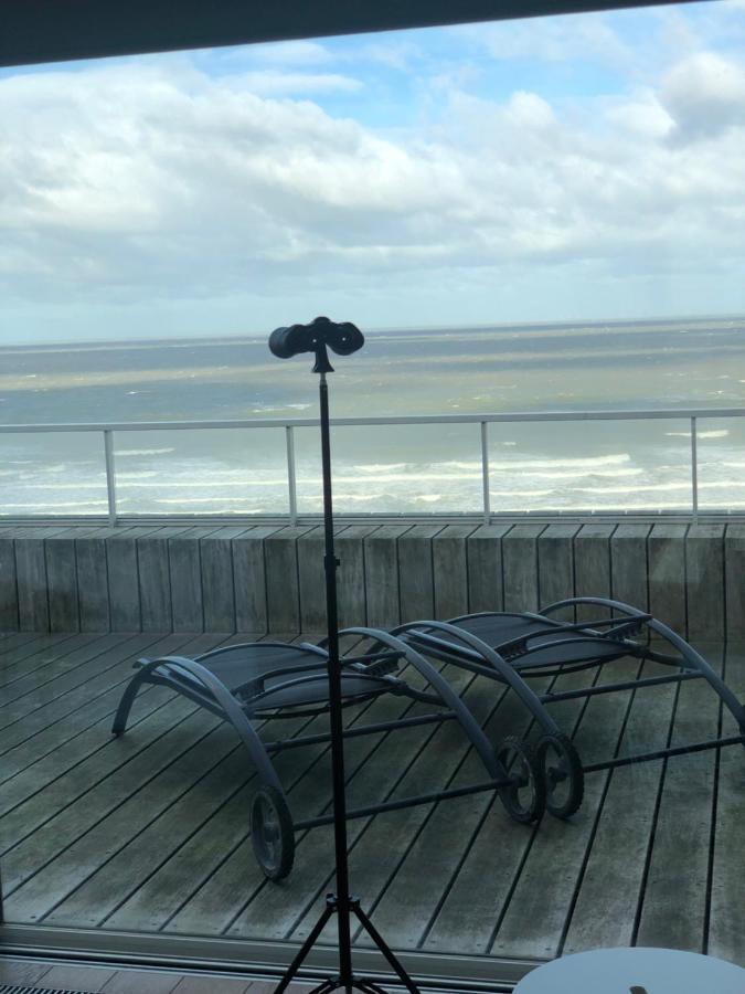 Penthouse Sea-Loft Blankenberge, Uniek Zeezicht, Luxeloft Met 40M2 Terras! Daire Dış mekan fotoğraf
